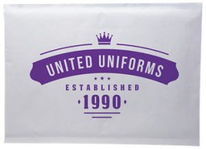 One Color White Paper Bubble Mailers