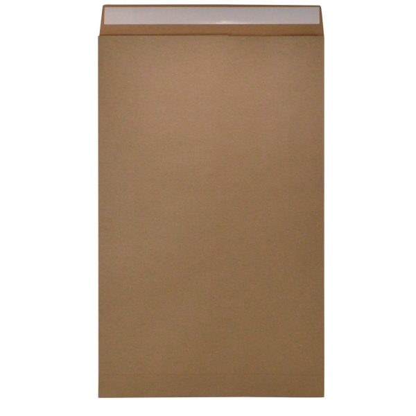 12.5W" x 4G" x 20H" GRADUAL GUSSET NATURAL KRAFT MAILER – 100% RECYCLED CONTENT - Image 2