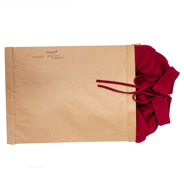 14.25"W x 20"H NATURAL KRAFT PADDED MAILER PLUS - 100% RECYCLABLE, 100% BIODEGRADABLE - Image 3