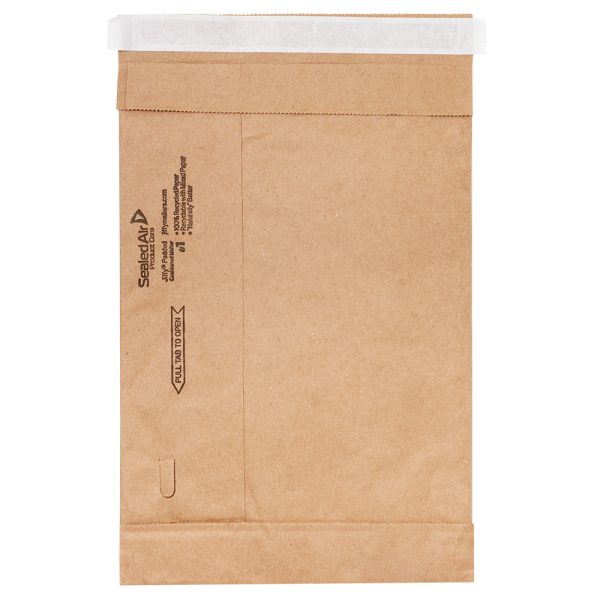 7.5" x 12" NATURAL KRAFT PADDED MAILER PLUS – 100% RECYCLABLE, 100% BIODEGRADABLE - Image 2