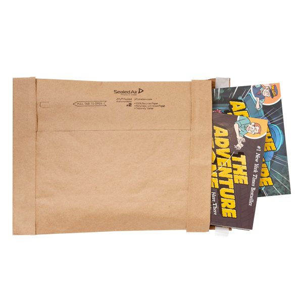 8.5" x 12" NATURAL KRAFT PADDED MAILER PLUS – 100% RECYCLABLE, 100% BIODEGRADABLE - Image 3